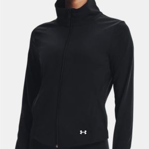 Under Armour black zip up fitted